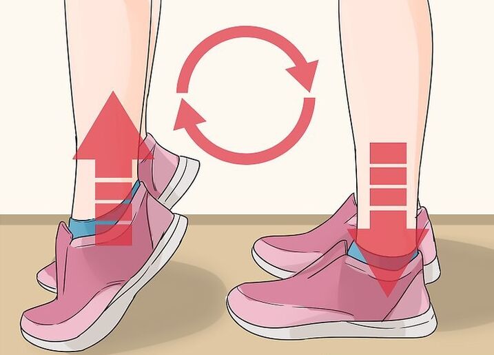 Roller exercise to prevent varicose veins